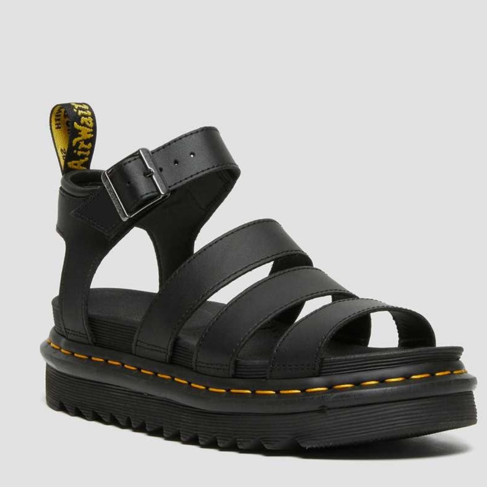 BLAIRE HYDRO LEATHER STRAP SANDALS